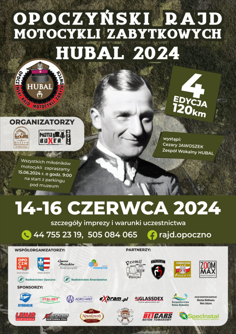 Opoczyński Rajd Motocykli Zabytkowych „HUBAL” 2024
