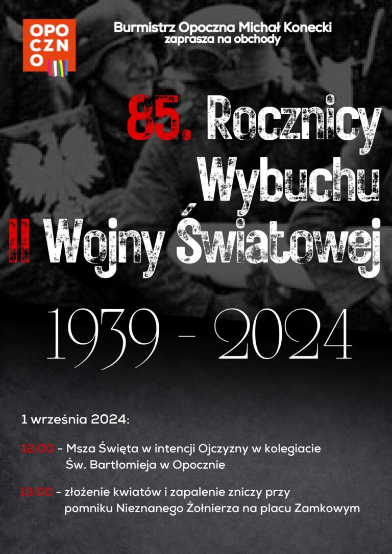 Obchody 85. rocznicy wybuchu II wojny światowej